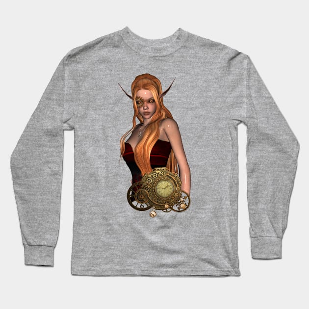 Steampunk women Long Sleeve T-Shirt by Nicky2342